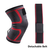 Sports Knee Support Knee Brace Pressurized Elastic Knee Pads Support Fitness Basketball Volleyball Breathable Bandage