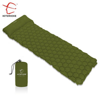 Hitorhike Topselling Inflatable Sleeping Pad Camping Mat With Pillow air mattress Sleeping Cushion inflatable sofa three seasons