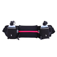 VERTVIE Running Waist Bag Outdoor Unisex Jogging Waist Pack Hydration Belt Bag Water Bottle Fitness Gym Lightweight Sport Wallet