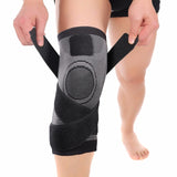 Drop Ship From USA Pressurized Fitness Running Cycling Bandage Knee Support Braces Elastic Nylon Sports Compression Pad Sleeve