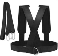 Power Sport Strength Weighting Training Straps Sled Belt Harness Pull Rope Fitness Vest Equipment