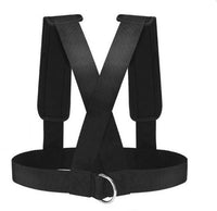 Power Sport Strength Weighting Training Straps Sled Belt Harness Pull Rope Fitness Vest Equipment